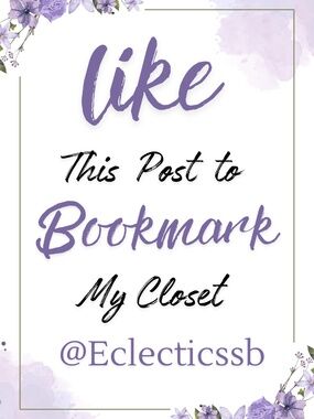 Bookmark My Closet to Visit at Your Leisure! New Items Frequently Added